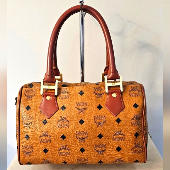 MCM Visetos Boston Bag - Picture 2 of 15